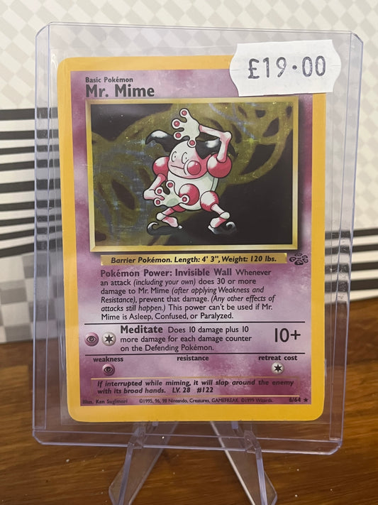 Mr. Mime Holo 6/64 Jungle NM Single Pokémon Card