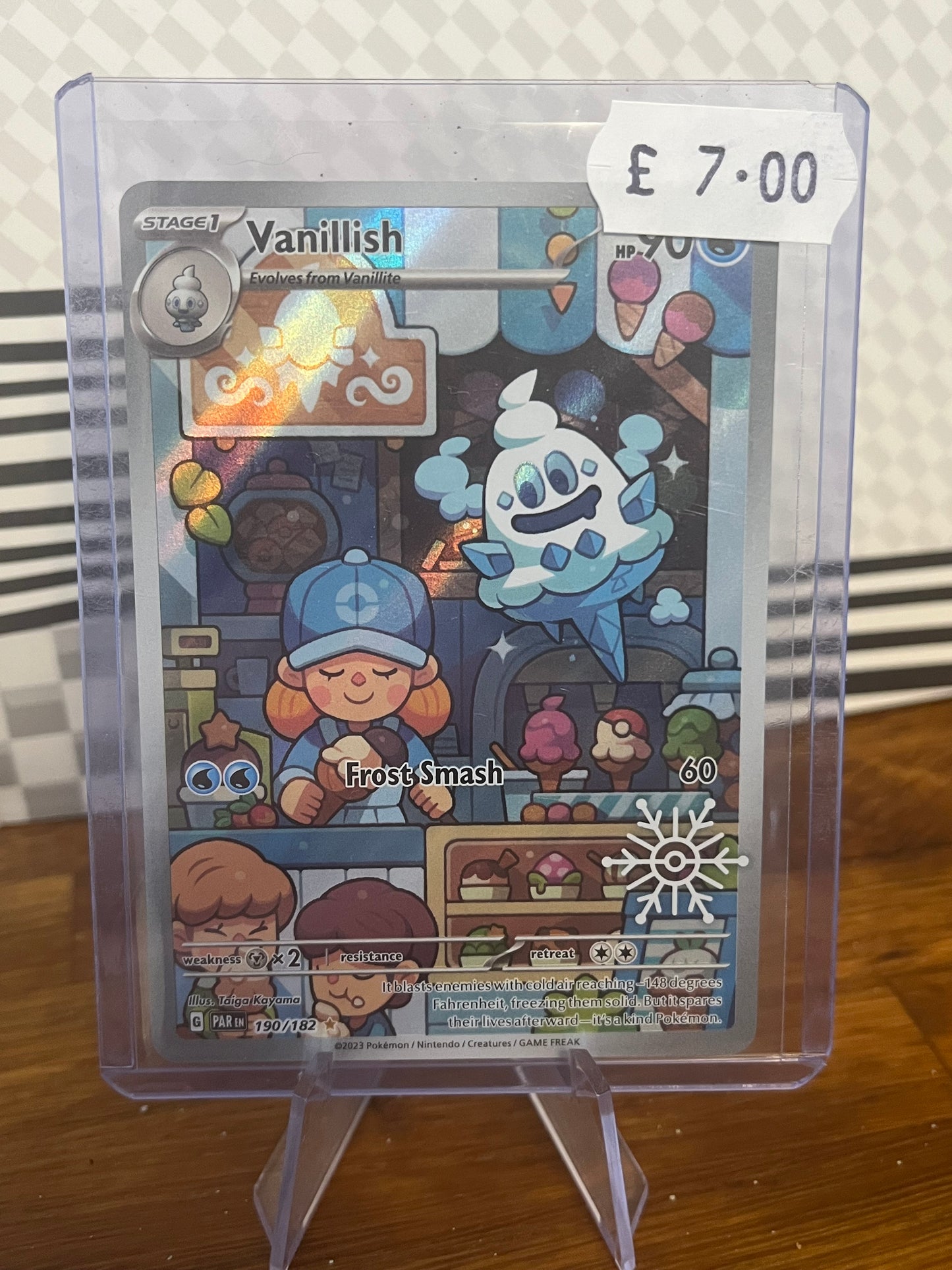 Vanillish Illustration Rare 190/182 Paradox Rift NM Single Pokémon Card