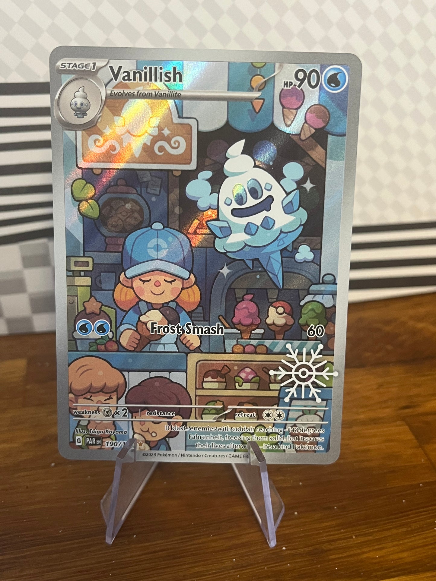 Vanillish Illustration Rare 190/182 Paradox Rift NM Single Pokémon Card