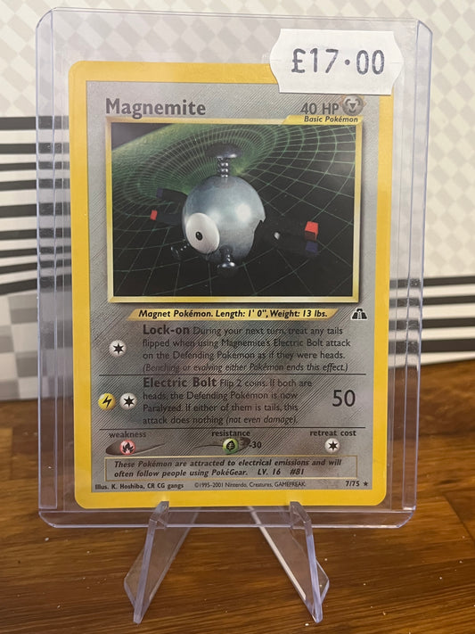 Magnemite 7/75 Neo Discovery NM Single Pokémon Card
