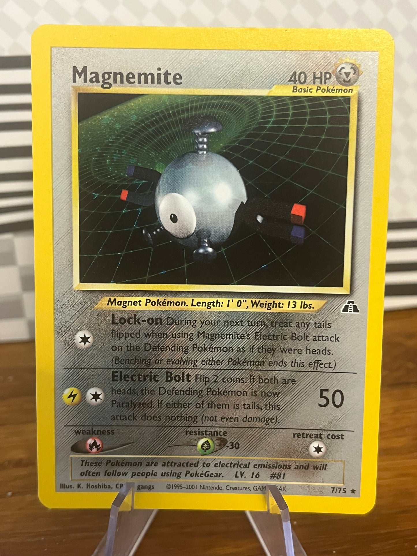 Magnemite 7/75 Neo Discovery NM Single Pokémon Card