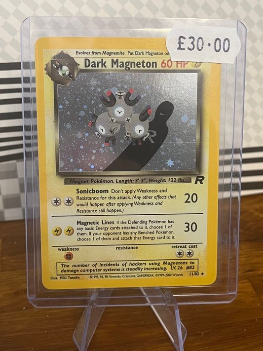 Dark Magneton Holo 11/82 Team Rocket NM Single Pokémon Card