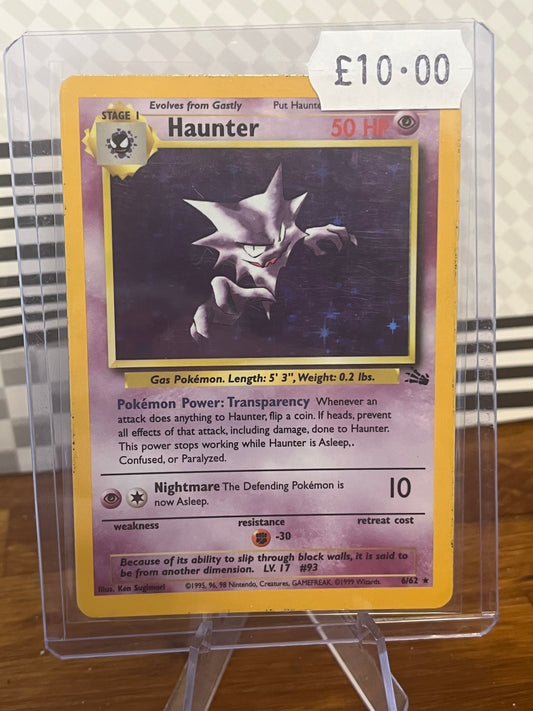 Haunter Holo 6/62 Fossil NM Single Pokémon Card