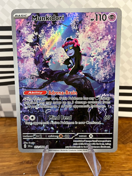 Munkidori 072/064 Illustration Rare Shrouded Fable NM Single Pokémon Card