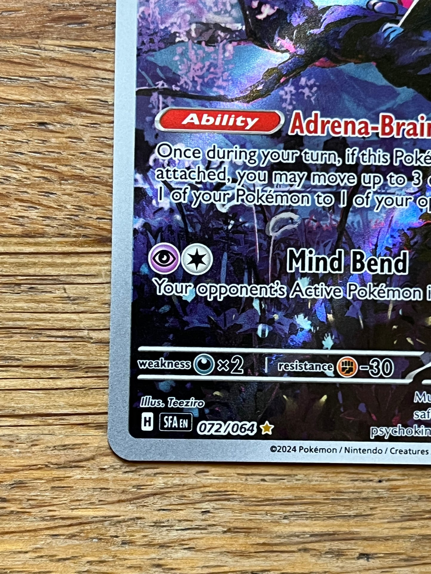 Munkidori 072/064 Illustration Rare Shrouded Fable NM Single Pokémon Card