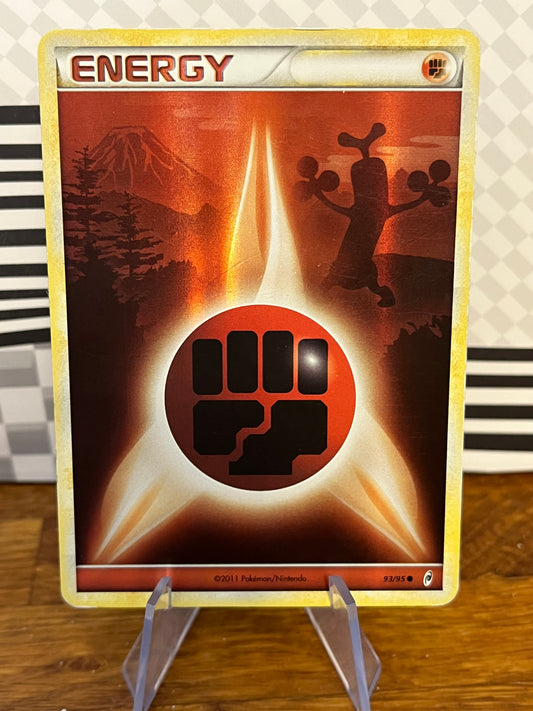 Fighting Energy 93/95 Holo Call of Legends NM Single Pokémon Card