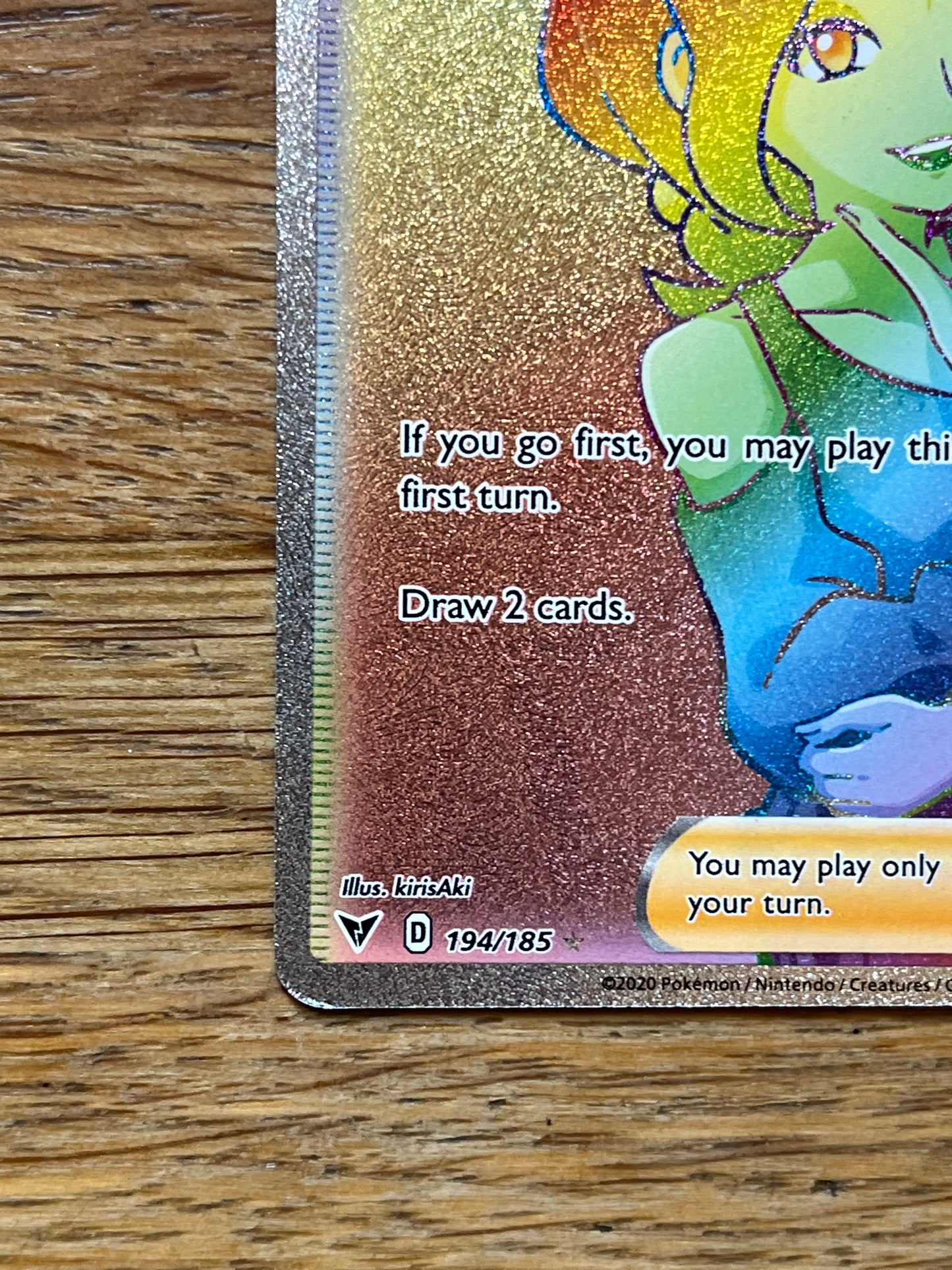 Beauty 194/185 Rainbow Rare Vivid Voltage NM Single Pokémon Card