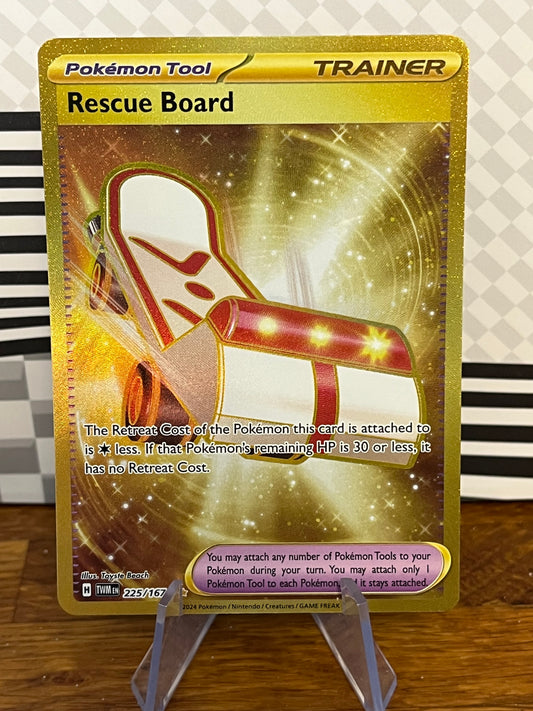 Rescue Board 225/167 Hyper Rare Twilight Masquerade NM Single Pokémon Card