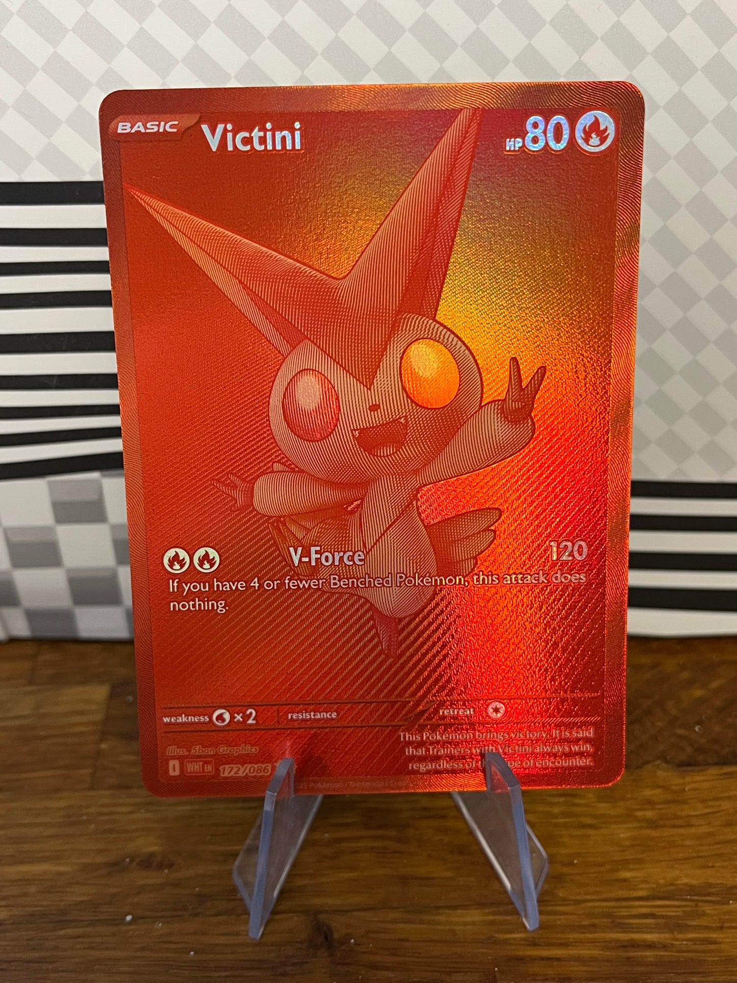 Victini 172/086 Special Illustration Rare White Flare NM Single Pokémon Card