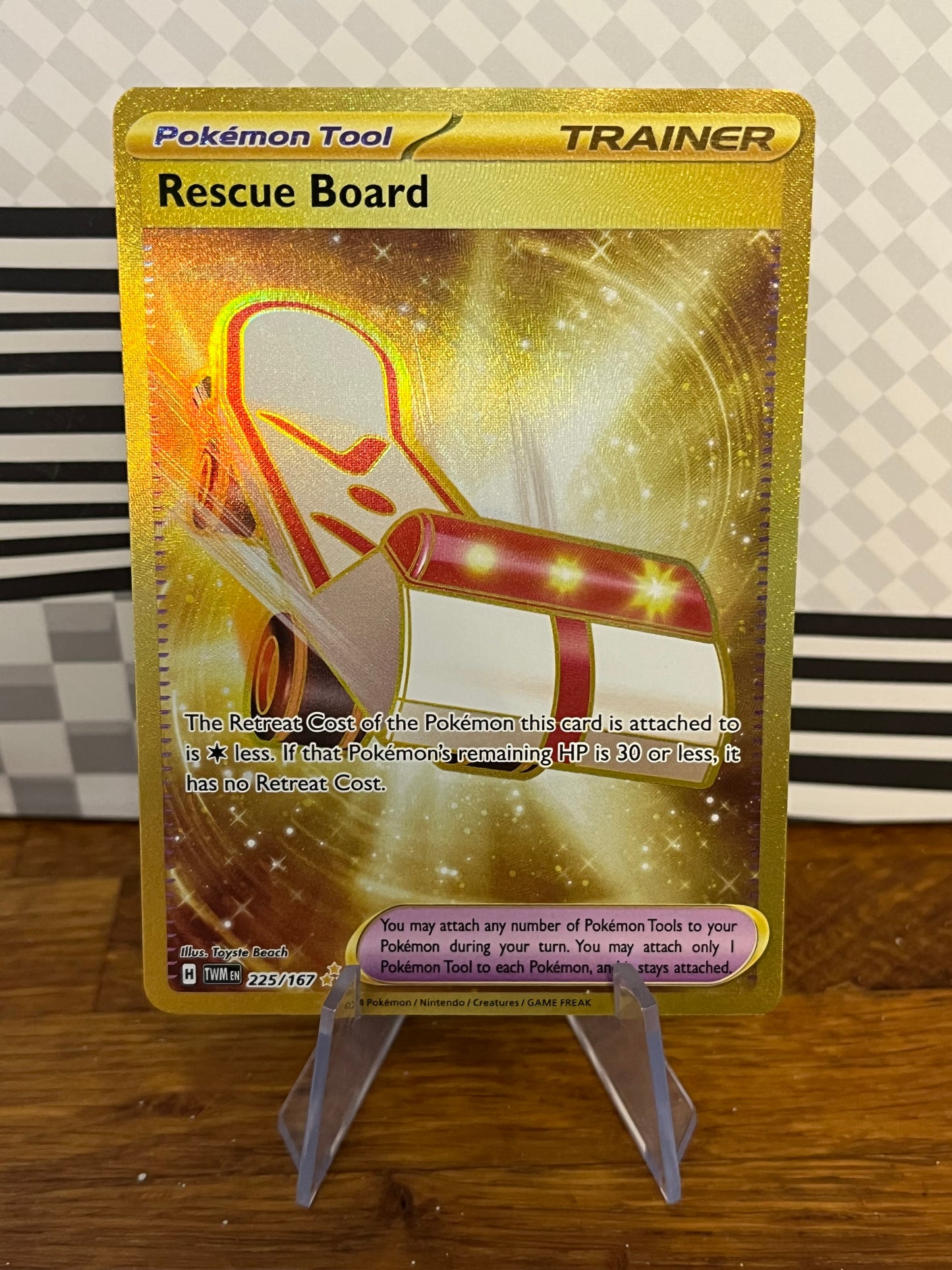 Rescue Board 225/167 Hyper Rare Twilight Masquerade NM Single Pokémon Card