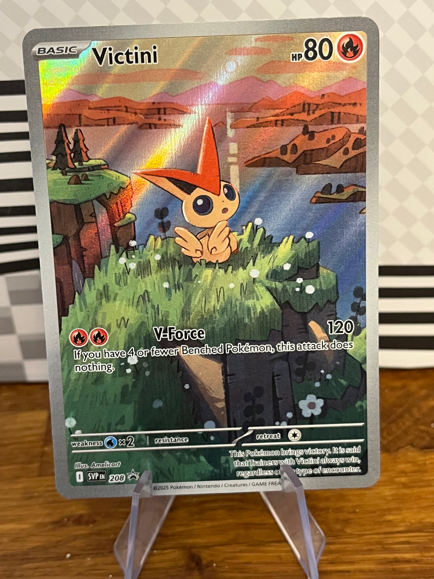 Victini 208 Black Star Promo NM Single Pokémon Card