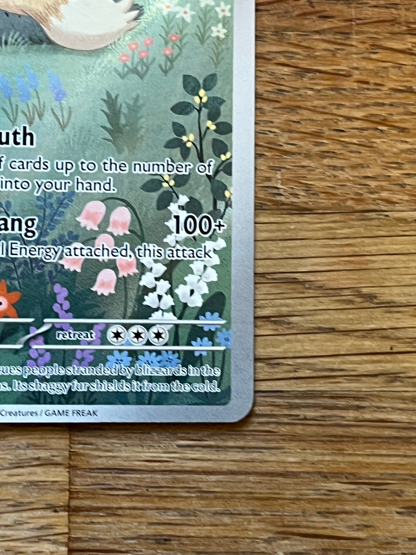 Stoutland 156/086 Illustration Rare White Flare NM Single Pokémon Card