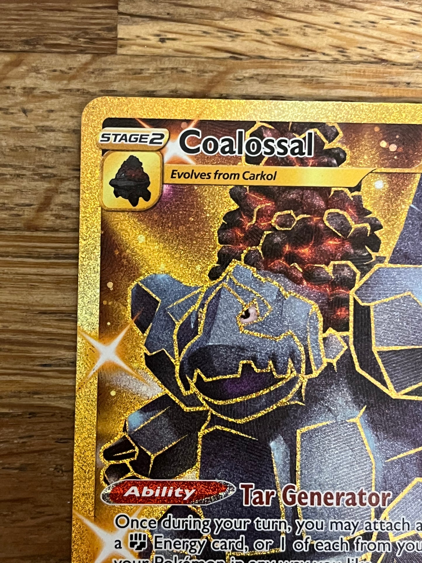 Coalossal 198/189 Hyper Rare Darkness Ablaze NM Single Pokémon Card