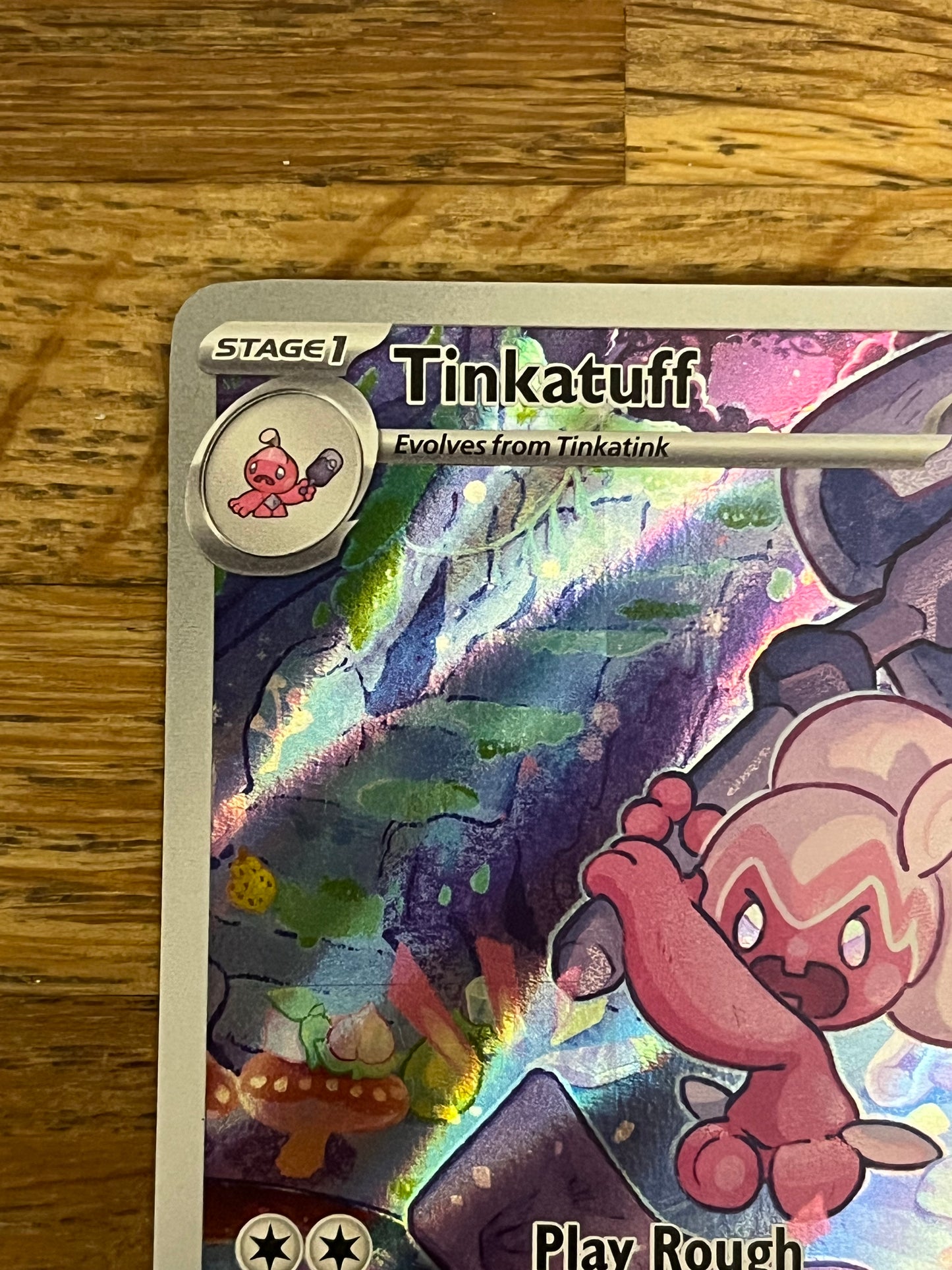 Tinkatuff 217/193 Illustration Rare Paldea Forces NM Single Pokémon Card
