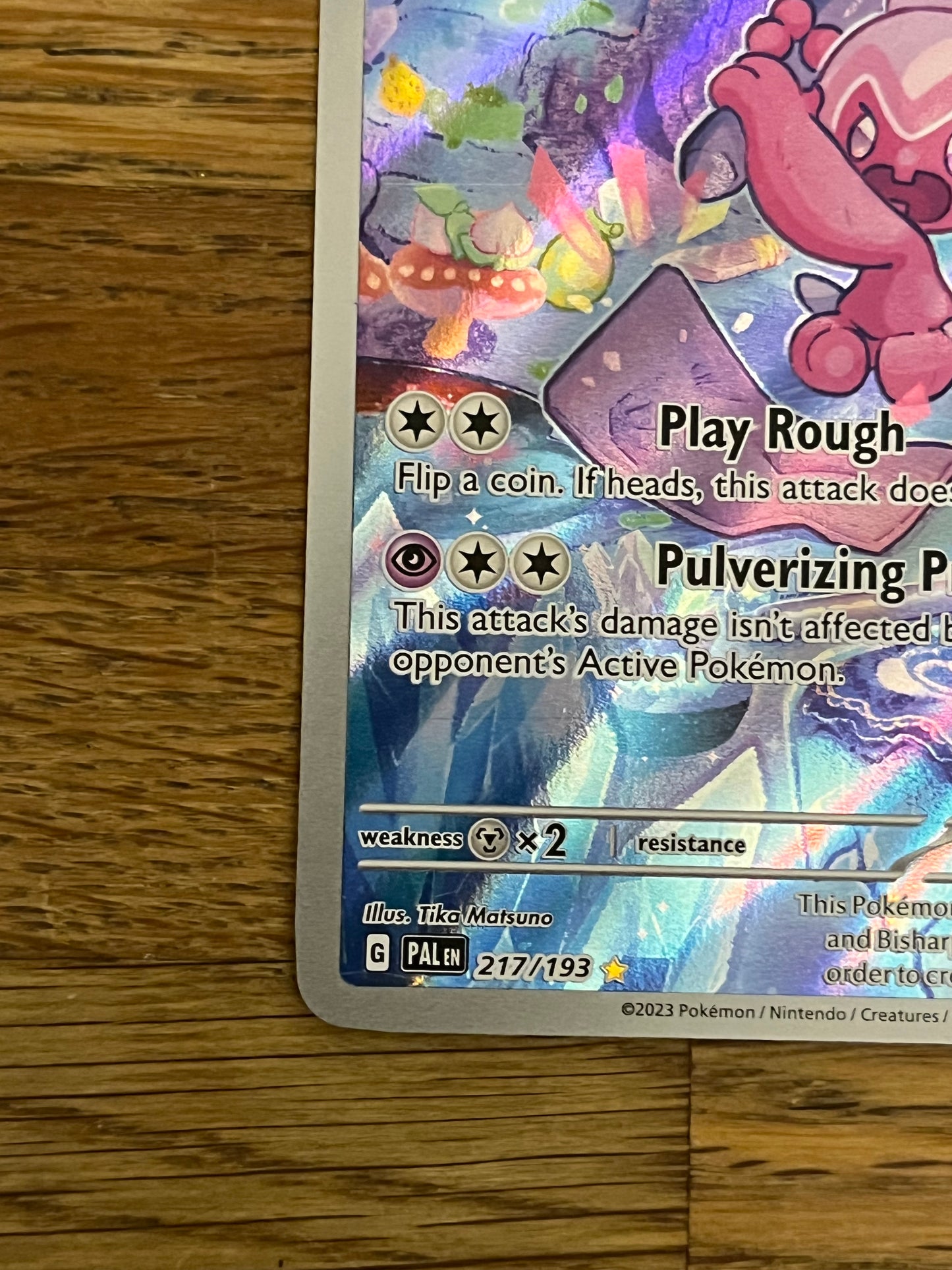 Tinkatuff 217/193 Illustration Rare Paldea Forces NM Single Pokémon Card