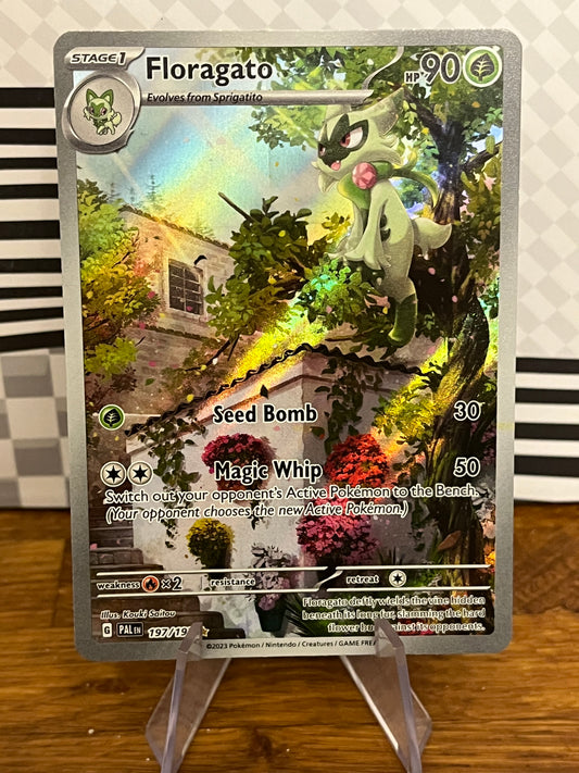 Floragato 197/193 Illustration Rare Paldea Evolved NM Single Pokémon Card