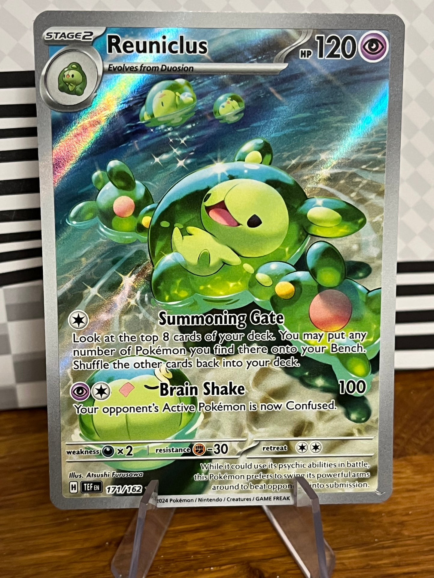 Reuniclus 171/162 Illustration Rare Temporal Forces NM Single Pokémon Card