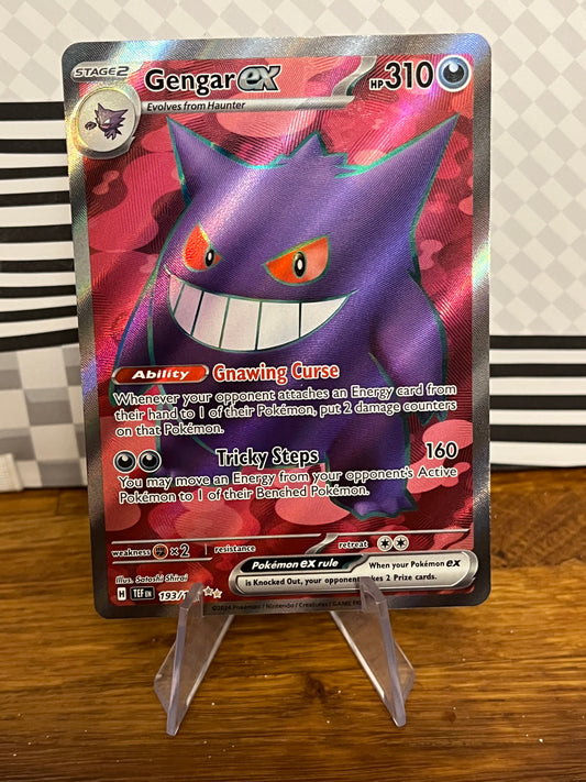 Gengar ex 193/162 Special Illustration Rare Temporal Forces NM Single Pokémon Card
