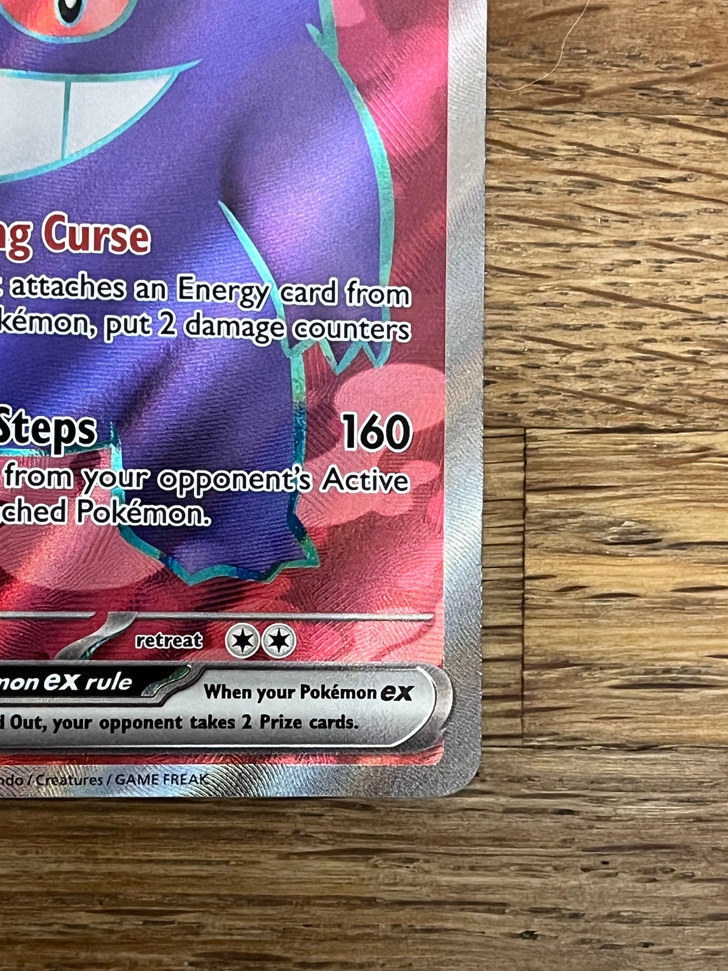 Gengar ex 193/162 Special Illustration Rare Temporal Forces NM Single Pokémon Card