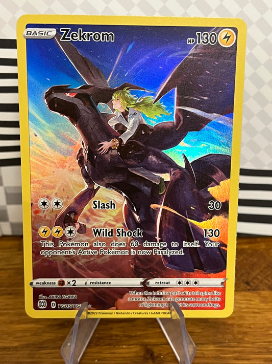 Zekrom TG05/TG30 Illustration Rare Brilliant Stars NM Single Pokémon Card