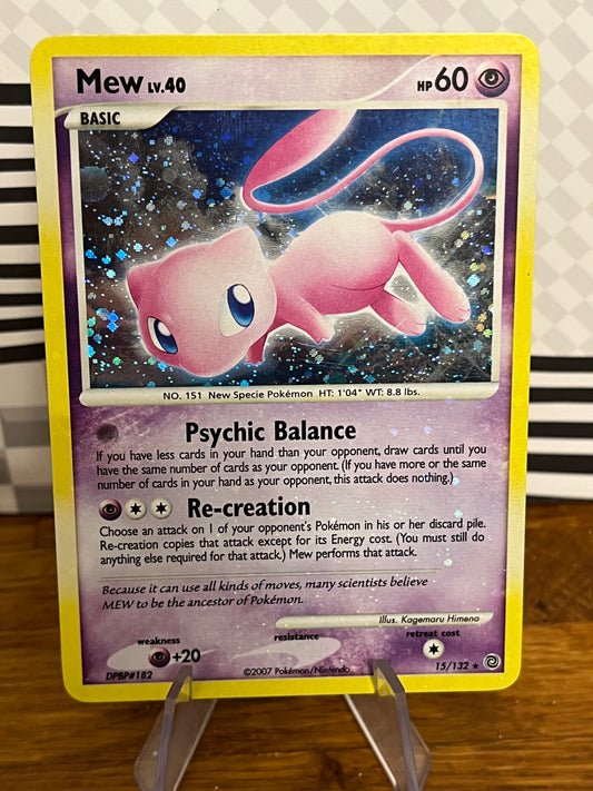Mew Lv.40 15/132 Secret Wonders NM Single Pokémon Card
