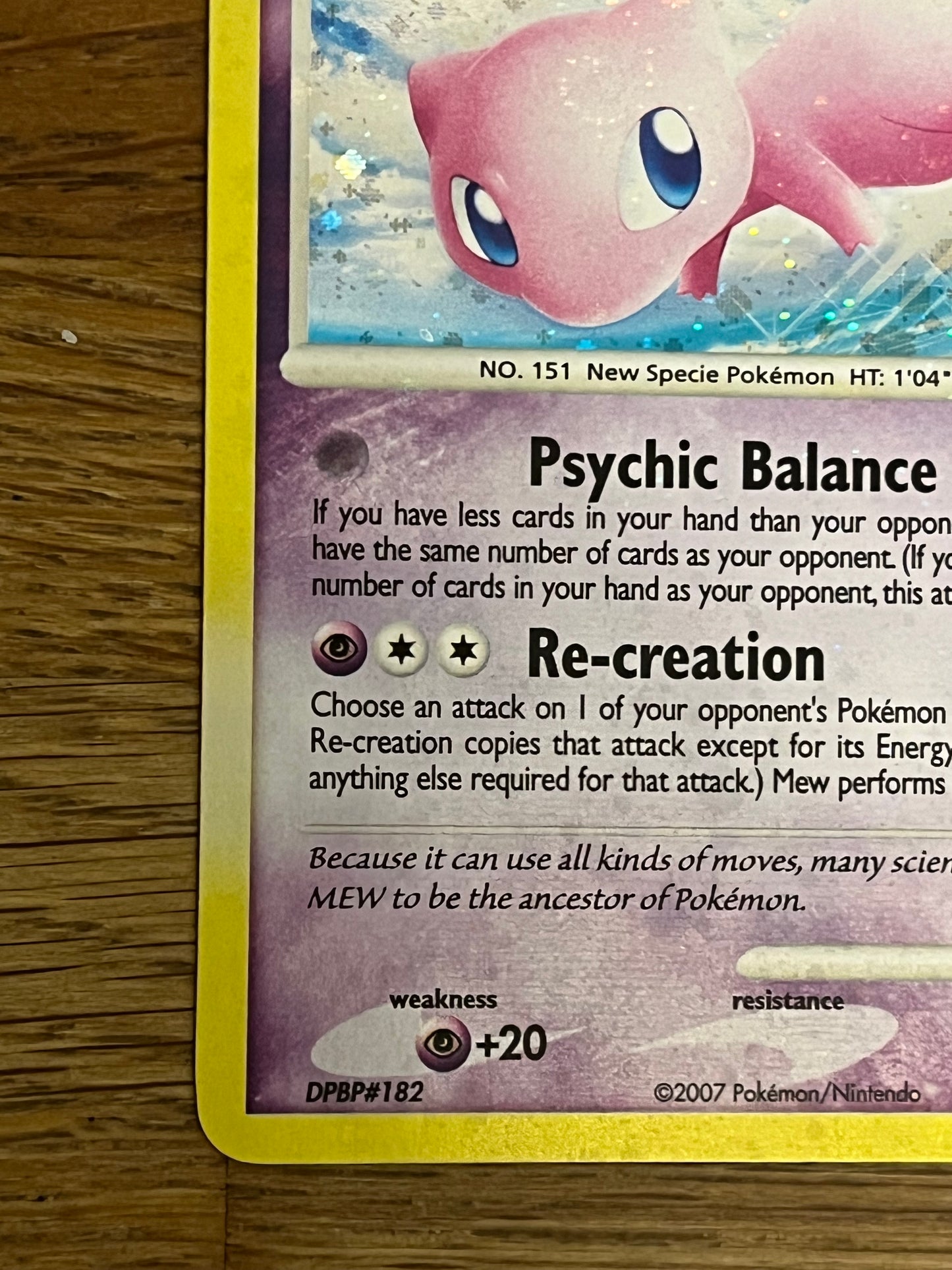 Mew Lv.40 15/132 Secret Wonders NM Single Pokémon Card