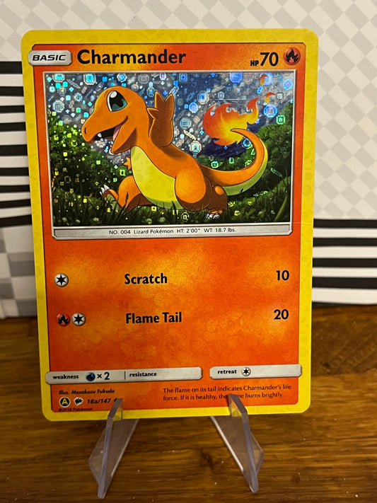 Charmander 18a/147 Holo Burning Shadows NM Single Pokémon Card