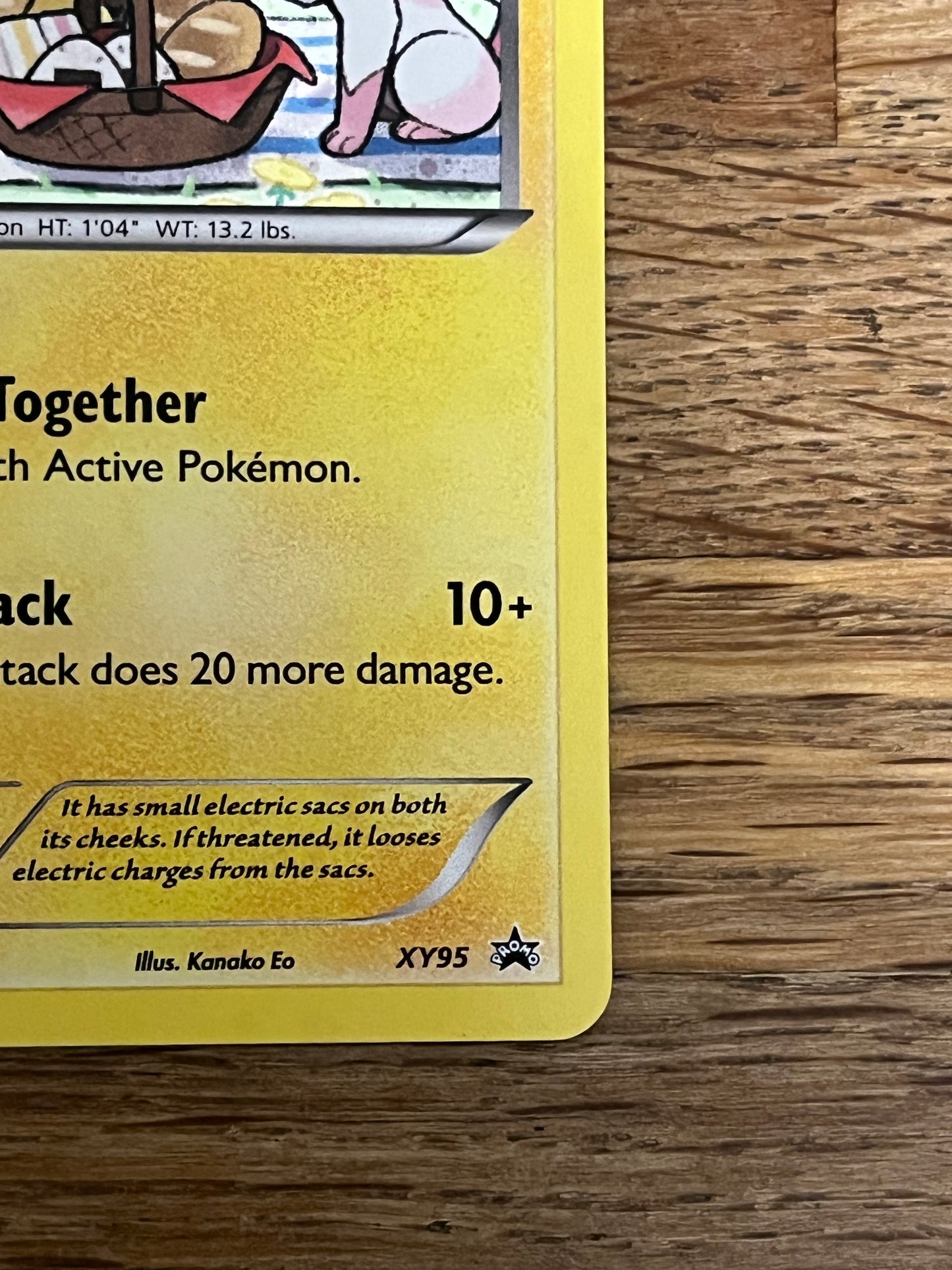 Pikachu XY95 Black Star Promo NM Single Pokémon Card