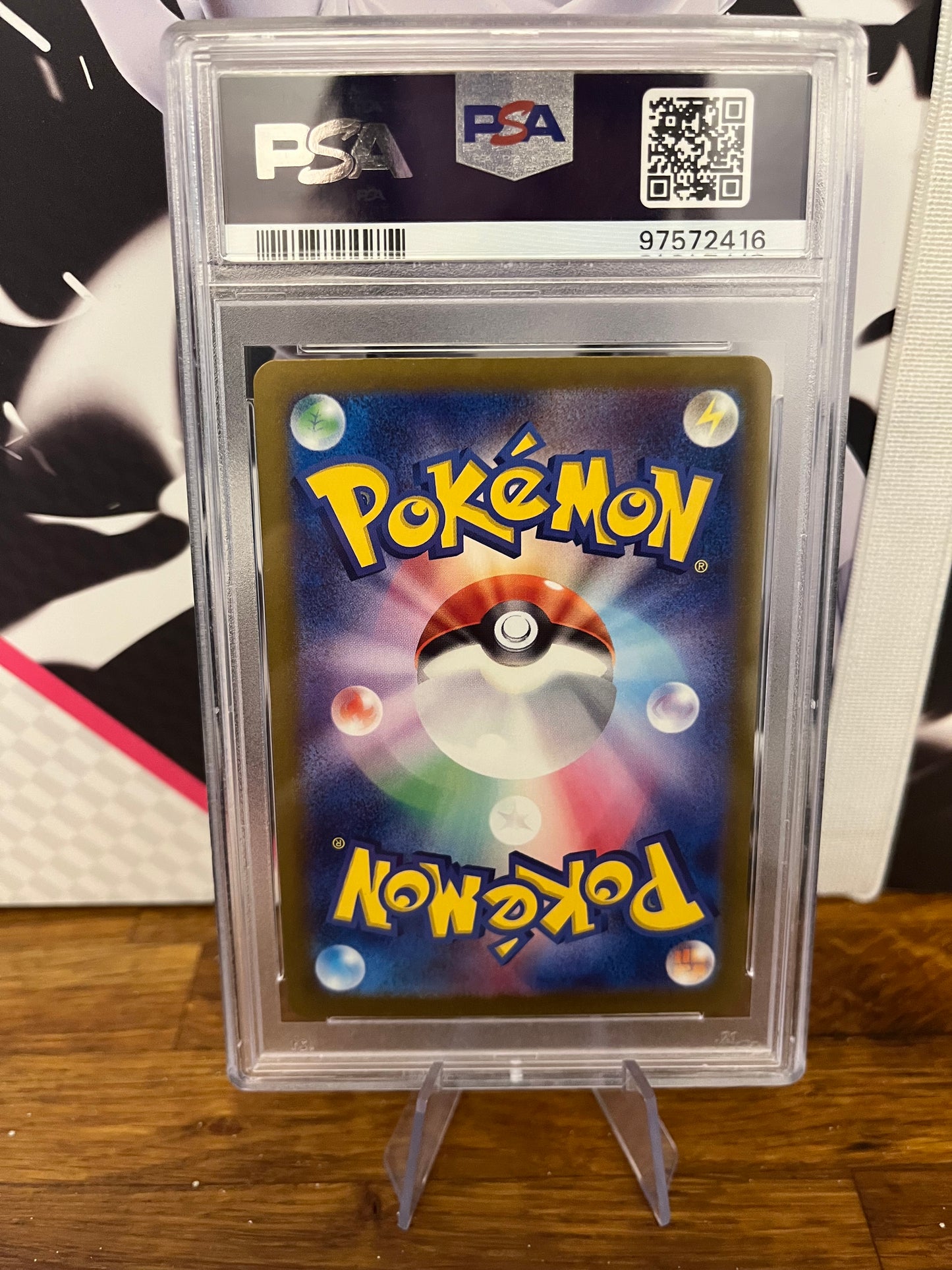 Vaporeon Reverse Holo 134/165 Japanese Scarlet & Violet PSA 9 Graded Pokémon Card