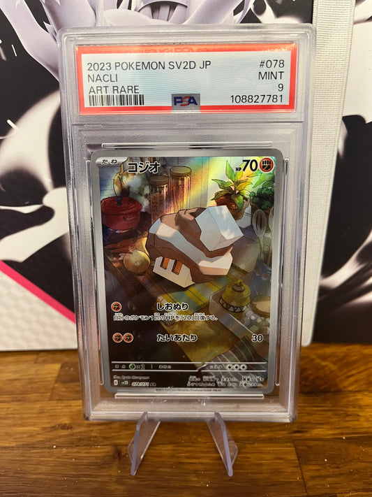 Nacli 078/071 Japanese Clay Burst PSA 9 Graded Pokémon Card