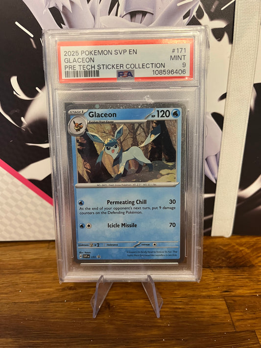 Glaceon 171 Black Star Promo PSA 9 Graded Pokémon Card