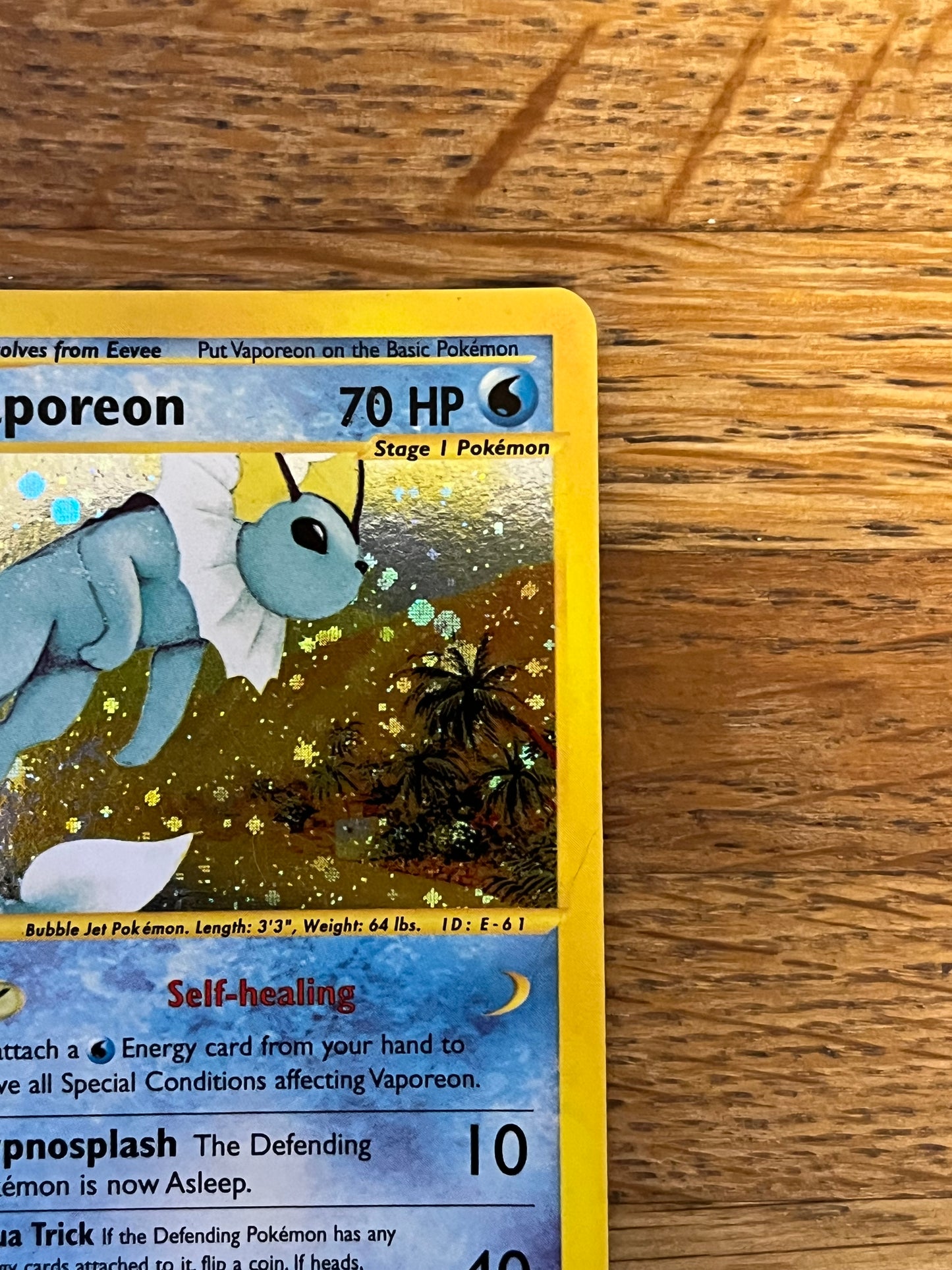 Vaporeon Holo H31/H32 Skyridge NM Single Pokémon Card
