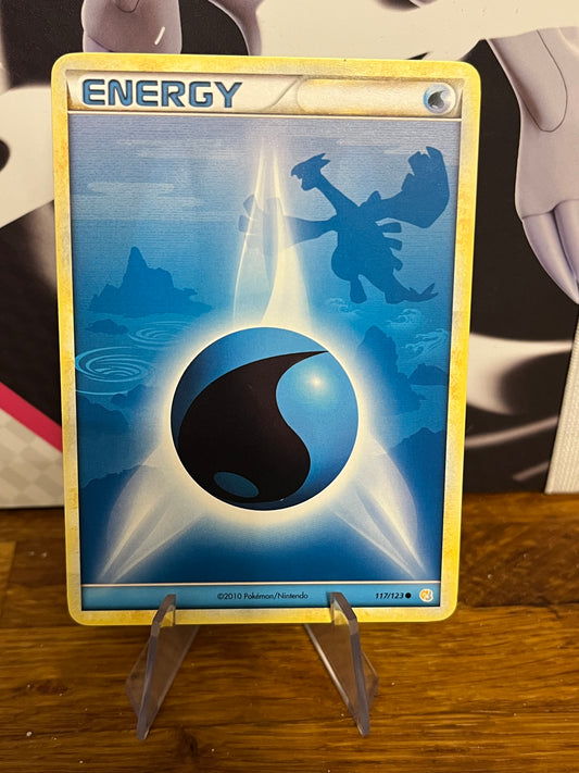 Water Energy 117/123 Heart Gold & Soul Silver NM Single Pokémon Card