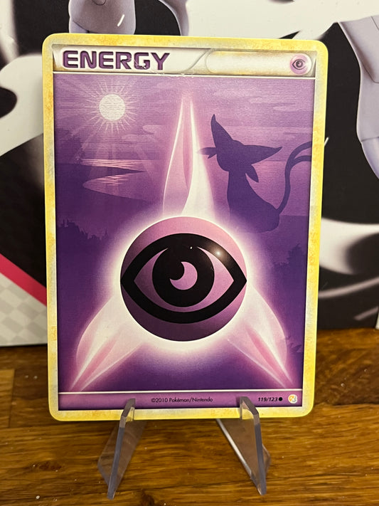 Psychic Engery 119/123 Heart Gold & Soul Silver NM Single Pokémon Card