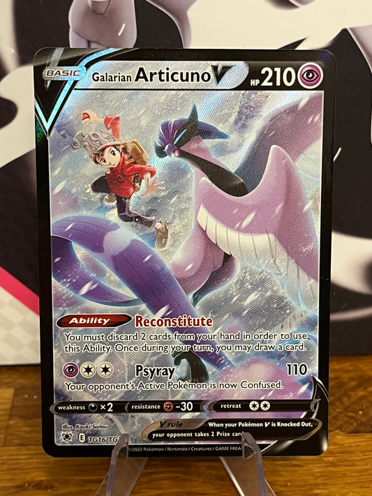 Galarian Articuno V TG16/TG30 Astral Radiance NM Single Pokémon Card