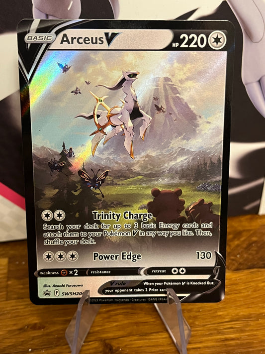 Arceus V SWSH204 Black Star Promo NM Single Pokémon Card