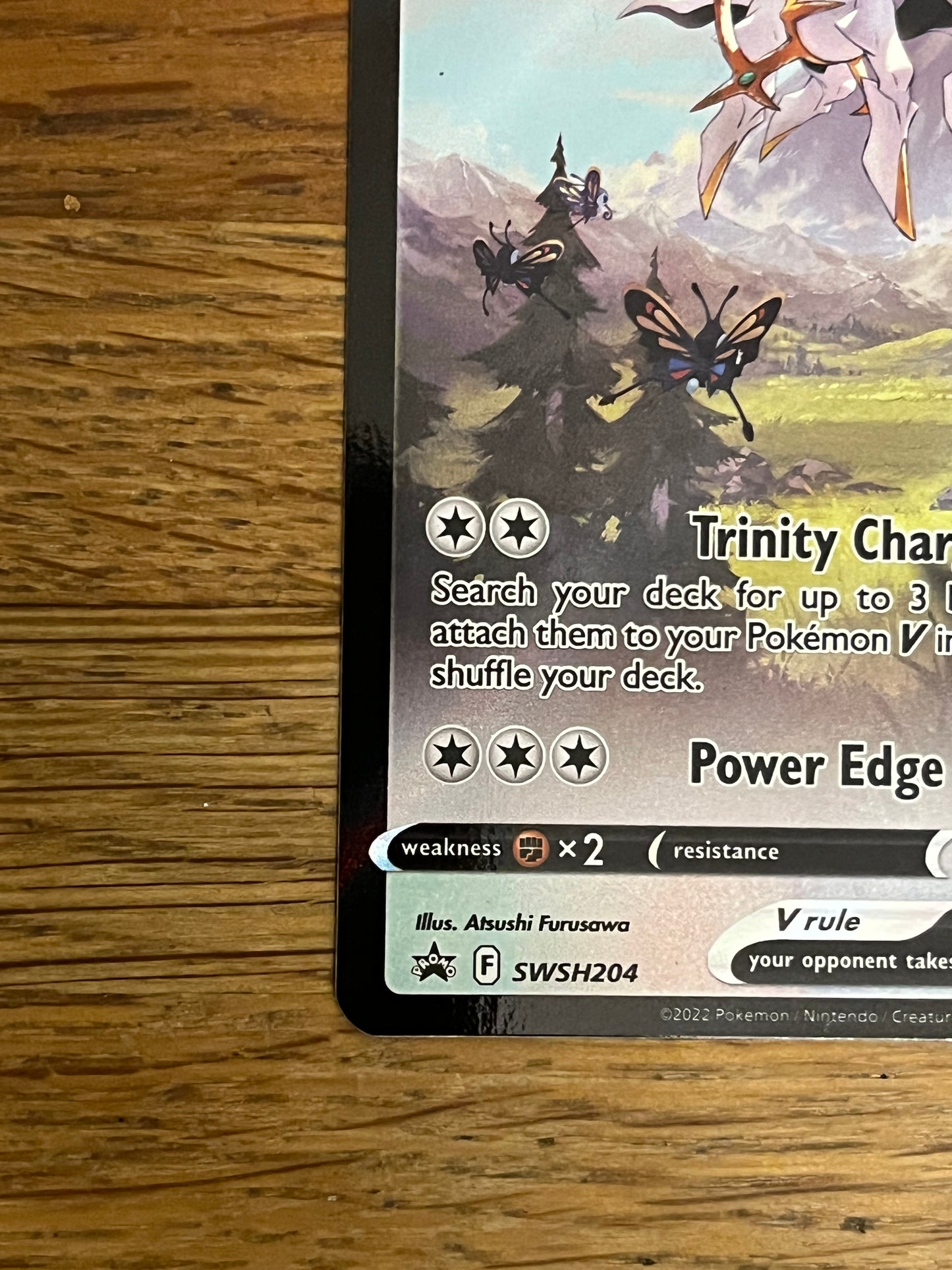 Arceus V SWSH204 Black Star Promo NM Single Pokémon Card