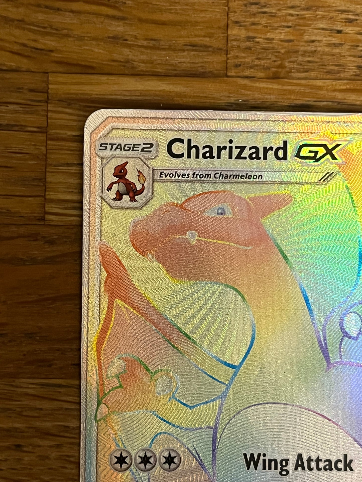 Charizard GX Rainbow Rare 150/147 Burning Shadows HP Single Pokémon Card *Check Photos*