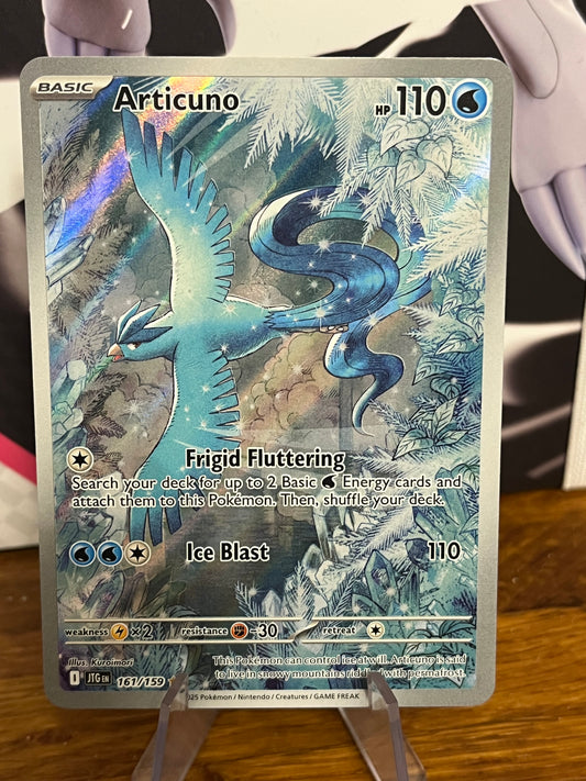 Articuno Illustration Rare 161/159 Journey Together NM Single Pokémon Card