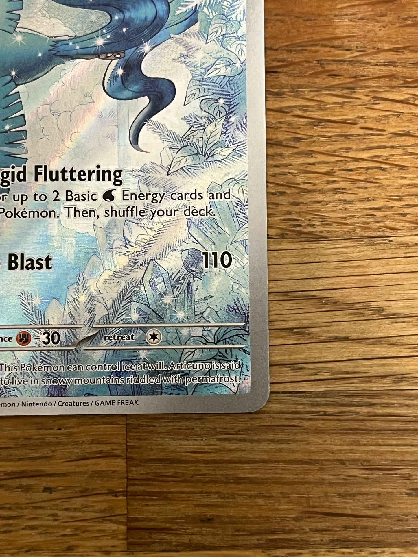 Articuno Illustration Rare 161/159 Journey Together NM Single Pokémon Card