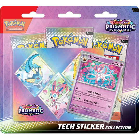 Pokémon TCG: Prismatic Evolutions - Tech Sticker Collection - Sylveon (MAX 1 PER CUSTOMER)
