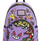 Pokemon Embroided Gengar Mini Backpack