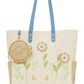 Pokemon Floral Tote Bag with Coin Bag