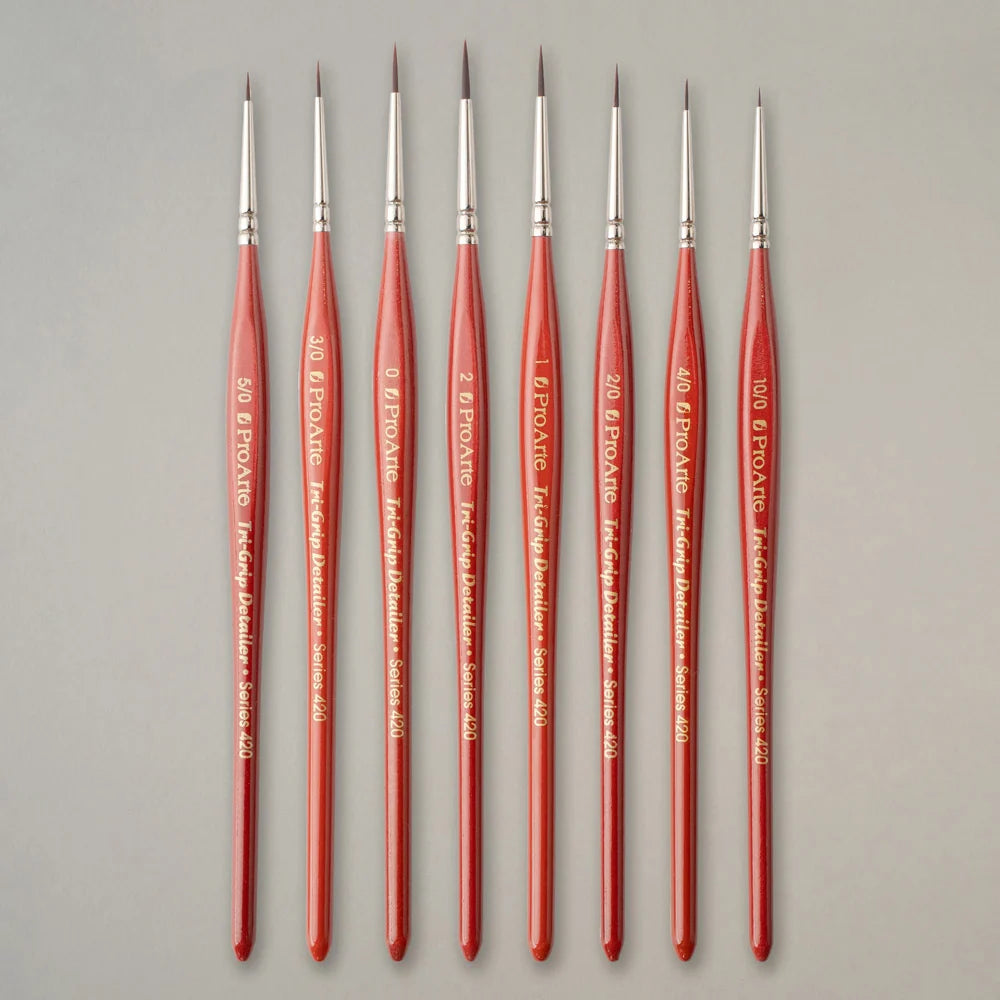Pro Arte - Tri-Grip Detailer Brush Set