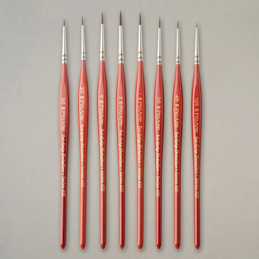 Pro Arte - Tri-Grip Detailer Brush Set