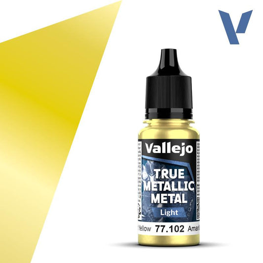 Vallejo True Metallic Metals - Radiant Yellow (Light)