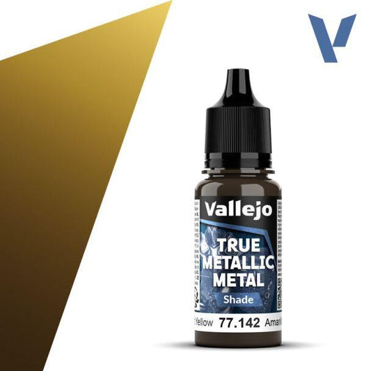 Vallejo True Metallic Metals - Radiant Yellow (Shade)