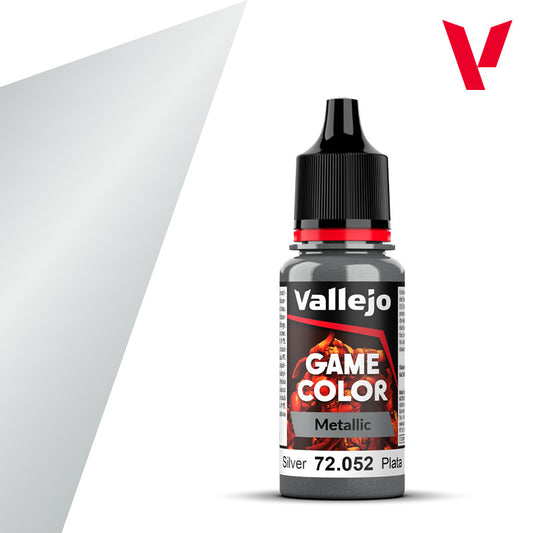 Vallejo Game Color - Silver Metallic