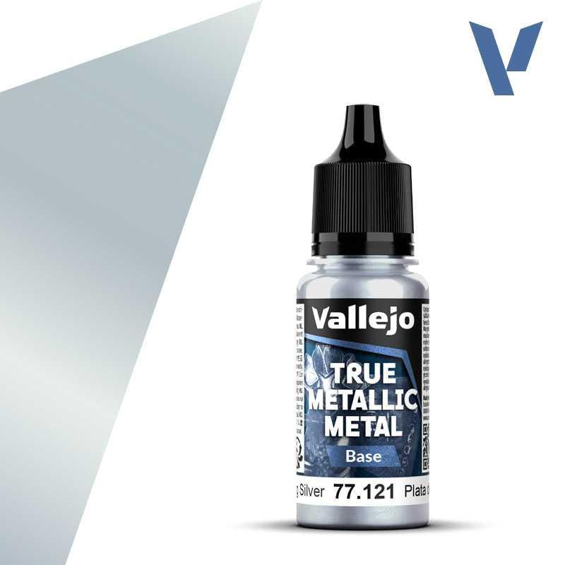 Vallejo True Metallic Metals - Sterling Silver (Base)