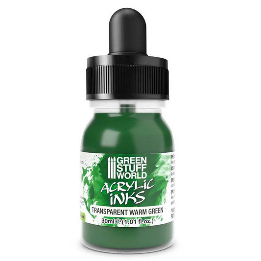 Acrylic Ink - Transparent Warm Green